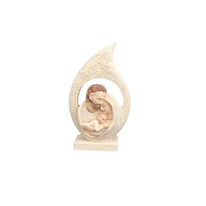 Figurine Rétro Sainte Famille Texture Grès Grande Résine Artisanat Noël Nativité Décoration <span class=keywords><strong>Vacances</strong></span> - Product Image 5