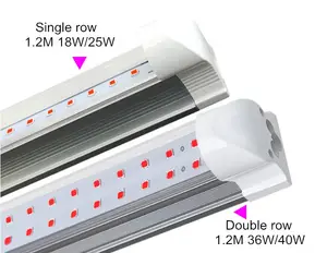 2020 Mới Chất Lượng Cao Phát Triển Ánh Sáng Đầy Đủ Spectrum 3000K 2835smd Tube8 18W/36W 270 Góc Led Ống