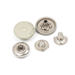 Wear Resistant Eco Friendly <b>Snap</b> Button Polished Metal Surface Round Square Shape Practical <b>Fastener</b> For Garment Tailoring Shoes - Product Image 5