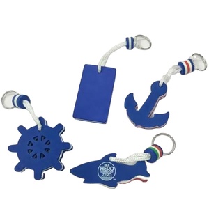 Porte-clés flottant en mousse EVA avec logo imprimé cylindrique, prix bas - Product Image 2