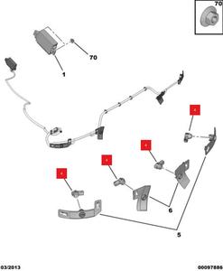 Sensori di retromarcia adatti per Peugeot 301, <span class=keywords><strong>2008</strong></span>, nuova 408, <span class=keywords><strong>Citroen</strong></span> C3XR e nuova Elysee 1608321780 - Product Image 6