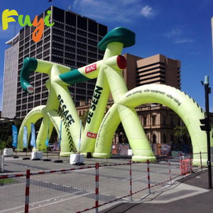 Modèle de ballon de vélo gonflable géant de sortie d'usine pour annoncer le vélo gonflable d'événement de course - Product Image 1