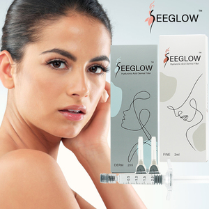 Gel injectable d'<span class=keywords><strong>acide</strong></span> <span class=keywords><strong>hyaluronique</strong></span> réticulé 2 ml – Remplissants dermiques pour les yeux, le nez, les lèvres et le visage – Anti-âge, raffermissant – 26 mg/ml HA - Product Image 1