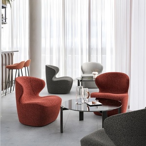 Nouveau design, fauteuil en tissu, chaise de réception d'hôtel, siège de salon, tabouret individuel moelleux pour bureau, loisirs, café - Product Image 3