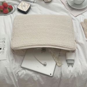 Nueva Funda para Portátil de Pana, Forro de Felpa, Antigolpes, para Portátiles de 13/14 Pulgadas - Product Image 4