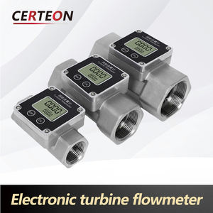 Inline vloeistof flowmeter met 4‑20 mA output LCD scherm 1 1.5 2 inch schroefdraad roestvrijstalen <span class=keywords><strong>turbine</strong></span> flowmeter - Product Image 4