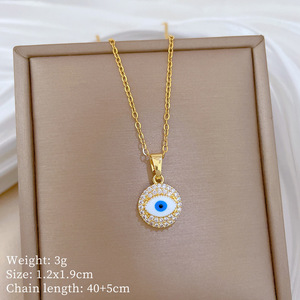 Collar con Colgante de Perlas de Agua Dulce en Oferta, Cadena de Cuentas Chapadas en Oro de 18K con Circonita, Diseño de Dibujos Animados, Unisex, Regalo - Product Image 6