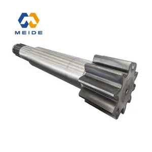 OEM professional finishing alloy steel S45c carbon steel surface chrome treatment forged solid steel spline/roller shaft