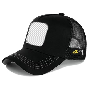 Cappello Trucker Sportivo Regolabile con Stampa Animale Cartoon a 5 Pannelli per Uomo e Donna, in Cotone e Rete con Patch Quadrata Ricamata - Product Image 3