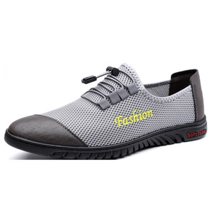 Chaussures décontractées pour hommes en maille respirante pour l'été, semelle souple, légères, baskets de marche - Product Image 5
