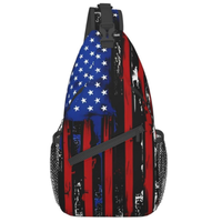Sac bandoulière léger en polyester, motif drapeau américain, Aigle, 250e anniversaire de l'Amérique, sac à bandoulière patriotique
