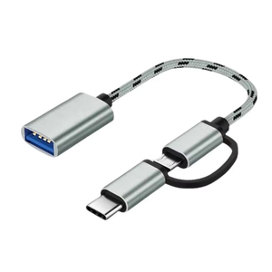 Cable adaptador OTG 2 en 1 tipo C para Samsung S10 S10 + Xiaomi Mi 9 Android <span class=keywords><strong>MacBook</strong></span> <span class=keywords><strong>Mouse</strong></span> Gamepad Tablet PC tipo C OTG Cable USB - Product Image 6