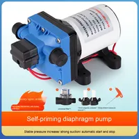 Pompe à membrane électrique 12V DC pompe de surpression d'eau auto-amorçante pour RV lit voiture ménage pompe de pulvérisation d'eau automatique