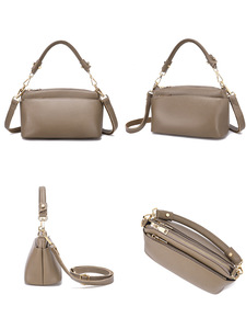 RZCK <strong>Fashion</strong> Genuine Leather Young Lady Khaki Bags in <strong>Turkey</strong> Multi-purpose Small Chic <strong>Handbag</strong> for Women Wholesale and Low Price - Product Image 3