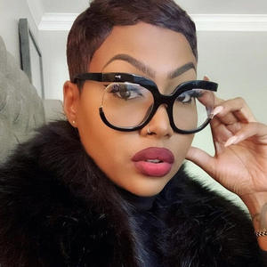 DL-gafas de sol de gran tamaño con forma de búho para mujer, anteojos de sol femeninos con diseño Redondo, antiluz azul, 2022 - Product Image 2