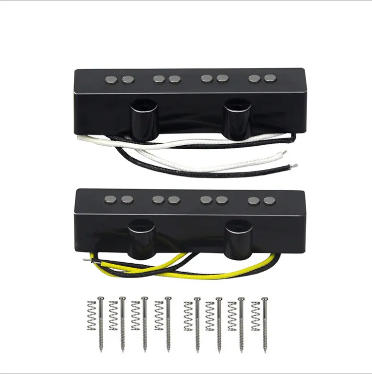 Alnico 5 magnet 4 string J-Bass Pickups 60's vintage mellow bright Jazz sound for bass guitar kits parts