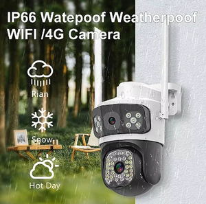 Cámara WiFi Shuzhi de 6MP CMOS para Exteriores, Doble Lente, 2K, Visión Nocturna a Todo Color, Seguridad Inteligente con <span class=keywords><strong>Alerta</strong></span> de Movimiento por IA, IP66, Tarjeta de Memoria de <span class=keywords><strong>2</strong></span> Vías - Product Image 5