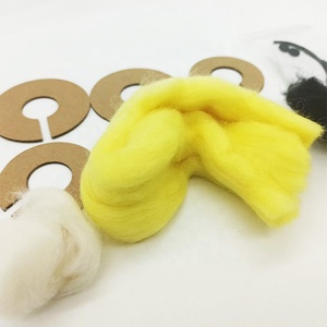 <span class=keywords><strong>VOSAN</strong></span> CK-261-00 Kit de Bricolage 3D en Polyester Jaune Abeille Animaux Mignons Faits Main Jouets Créatifs pour Enfants de 8 Ans et Plus - Vente Chaude - Product Image 2