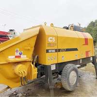Pompa Trailer Baru HBT6013C-5 65m³/jam Pompa Beton Harga Tersedia untuk Dijual