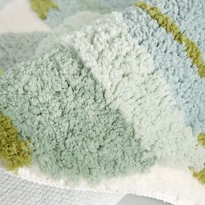 Alfombras de Moda Insta con Diseño de Bosque Musgoso para Decoración del Hogar, Alfombra Redonda Lavable en Venta, Alfombra Peluda - Product Image 6