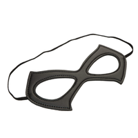 Masque de fête de mascarade en cuir pour femme Accessoire de costume d'halloween Cosplay