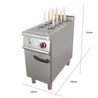 ITOP — cuiseur à pâtes électrique avec armoire, 6 paniers, équipement de cuisine en acier inoxydable, 6000W, Portable