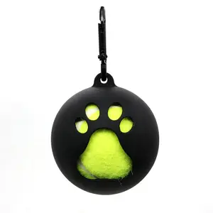 Facile installazione a mani libere in Silicone per animali domestici supporto per pallina da Tennis facile per giocare all'aperto