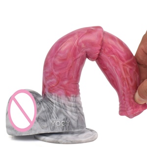 Free Sample YOCY-280 Pegasus Strong Suction Cup Silicone Masturbation Sex Toy Soft Plastic <b>Dildo</b> for Female - Product Image 2