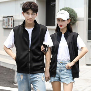 Gilet en polaire rouge doublé polyester, chaud, pour l'automne et l'hiver, vêtement de travail, vêtement d'extérieur - Product Image 2