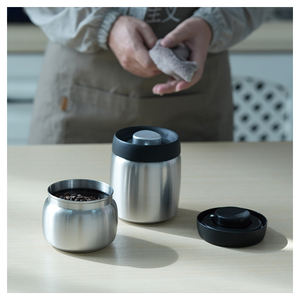 ภาชนะบรรจุเมล็ดกาแฟสูญญากาศสแตนเลสปิดผนึกสำหรับใช้ตั้งแคมป์ในครัว - Product Image 3