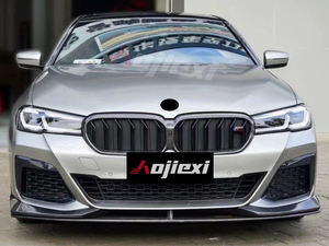 Labio divisor de parachoques delantero de fibra de carbono Real estilo AC para BMW 5 Series G30 540i <span class=keywords><strong>M550i</strong></span> LCI 2021-2023 Kit de carrocería de instalación perfecta - Product Image 3