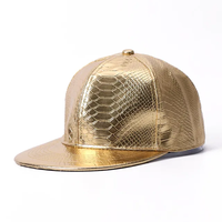 6 panel topi snapback klasik topi kulit hip hop datar uniseks dewasa dapat disesuaikan topi bisbol pria