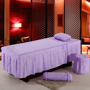 ผ้าปูเตียงนวด สีพื้น ผ้าฝ้ายซักแล้ว กันลื่น 190x70 ซม. สำหรับใช้ในร้านเสริมสวยและสปา - Product Image 3