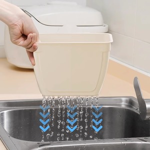 Ningbo Port Étagère pour évier de cuisine en plastique moderne Étagère de rangement et organisateur de vaisselle rétractable avec panier de séchage par Ningbo Port - Product Image 6