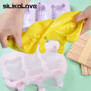 Molde de silicona para helados caseros con diseño de dibujos animados, marca MUYULINS - Product Image 2