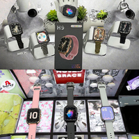 Reloj Inteligente H9promax con Pantalla Cuadrada Grande, Nuevo TFT para Llamadas y Juegos, Sistema Android, Multilingüe, Correa de Silicona Magnética H9