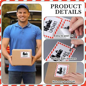 Etiqueta Adhesiva de PVC Transparente con Impresión de Advertencia Personalizada, Resistente al Agua y al Aceite, para Motocicletas, Autos y Paredes - Product Image 3
