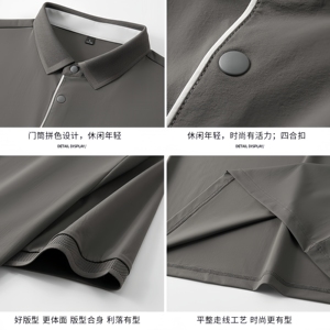 <span class=keywords><strong>Polo</strong></span> décontracté unisexe style affaires pour homme et <span class=keywords><strong>femme</strong></span>, anti-UV 7A, en polyester rafraîchissant, idéal pour le <span class=keywords><strong>golf</strong></span> – Nouvelle collection très prisée - Product Image 4