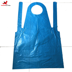 Youxin High Quality Soft <b>Disposable</b> PE Plastic <b>Apron</b> for Kitchen Beauty Salon & Medical Use Multicolor Bulk Mixed Order - Product Image 1