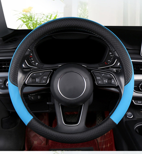 Housse de <span class=keywords><strong>volant</strong></span> antidérapante en cuir gaufré pour camion, protection de <span class=keywords><strong>volant</strong></span>, style tendance, seulement <span class=keywords><strong>42</strong></span> <span class=keywords><strong>cm</strong></span> (16,53 pouces) - Product Image 1