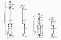 Suojiecang — mini moteur électrique ip66, actionneur linéaire 12v dc