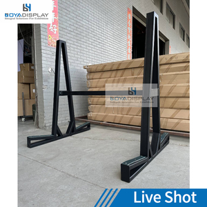Venta al por mayor de alta calidad Marco de baldosas de cerámica suelo gran losa de construcción mármol granito cuarzo piedra estante de exhibición - Product Image 5