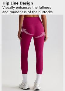 XXW-2186 en gros femmes course bout à bout façonnage Leggings haute qualité taille haute respirant Gym Yoga <span class=keywords><strong>pantalon</strong></span> - Product Image 2