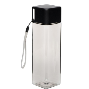 Juice Bottle BPA Free Empty 8oz 350ml 500ml Square Shape <b>Plastic</b> PET for Cold Press Juice with Screen Printing Custom <b>Cap</b> Colors - Product Image 3