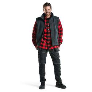 BLAKLADER - 817025159900XXL Chaleco Softshell Negro-EAN 7330509324851 CHAQUETAS DE TRABAJO CHAQUETAS DE VERANO SOFTSHELL - Product Image 3