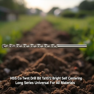 Hss Co Twist <b>Drill</b> <b>Bit</b> Ta1072 Bright Self Centering <b>Long</b> Series Universal For All Materials - Product Image 3