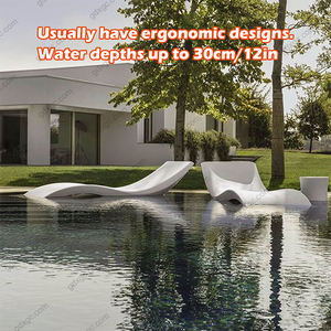 Meubles <span class=keywords><strong>de</strong></span> piscine Uv20, chaise longue <span class=keywords><strong>de</strong></span> piscine d'hôtel, lit <span class=keywords><strong>de</strong></span> <span class=keywords><strong>soleil</strong></span> <span class=keywords><strong>de</strong></span> plage <span class=keywords><strong>de</strong></span> jardin, chaises longues dans l'eau - Product Image 4
