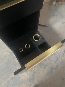 Estación de Trabajo Portátil de MDF Moderna y de Lujo para Salón de Belleza, para Peluquería - Product Image 5