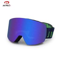 Lunettes de neige anti-buée à double lentille Uv400 avec logo personnalisé Lunettes de snowboard en mousse polarisée Lunettes et lunettes de ski pour le snowboard