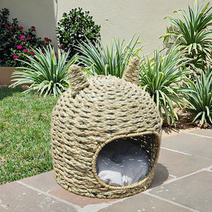 Beliebtes, individuell anpassbares, langlebiges Katzenbett aus geflochtenem Weidenrattan - Product Image 6